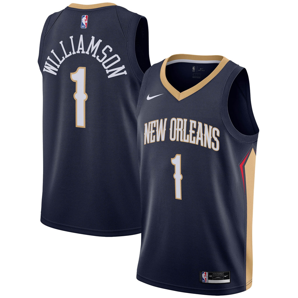 New Orleans Pelicans Nike Icon Swingman Jersey - Zion Williamson - Men's
