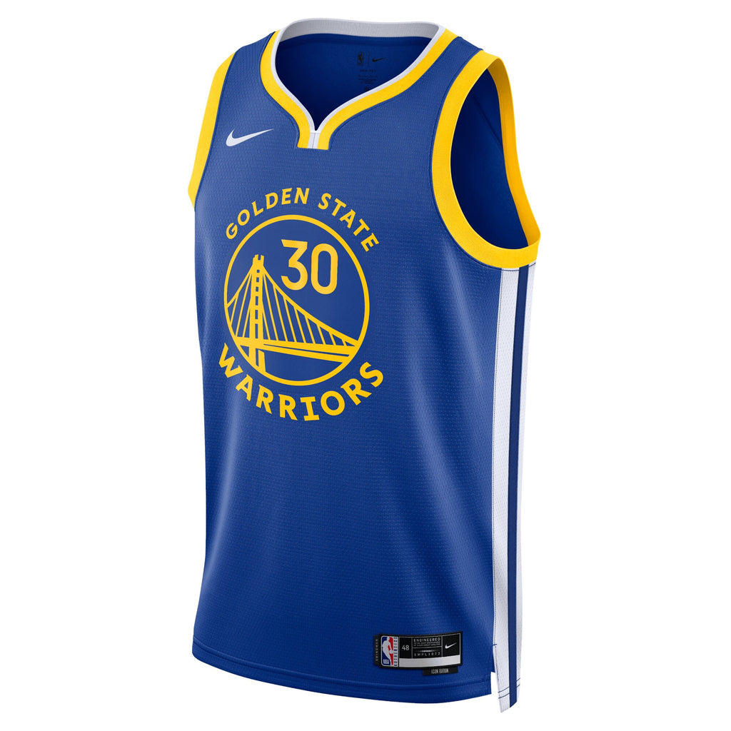 Golden State Warriors Nike Icon Swingman Jersey - Curry 30 - Men's