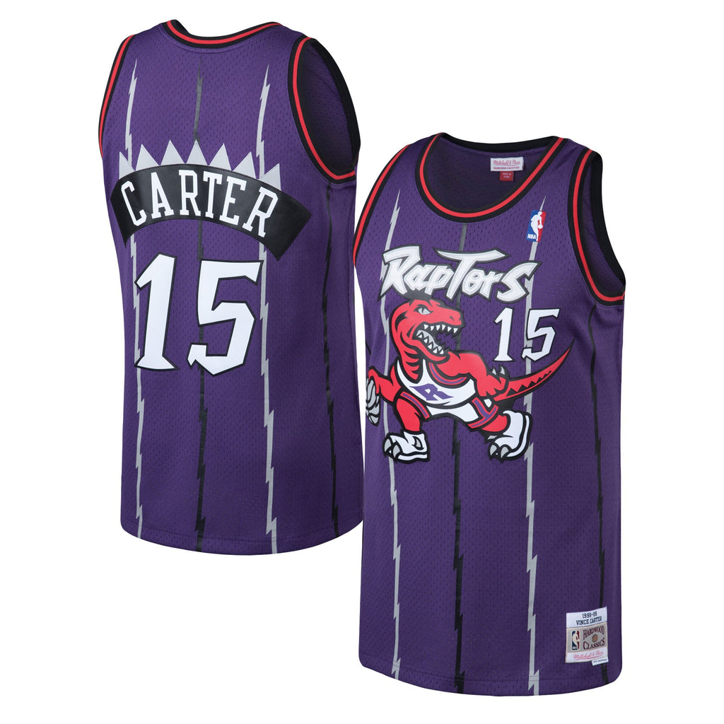 Toronto Raptors Mitchell & Ness Vince Carter Hardwood Classics Road Swingman Jersey - Youth