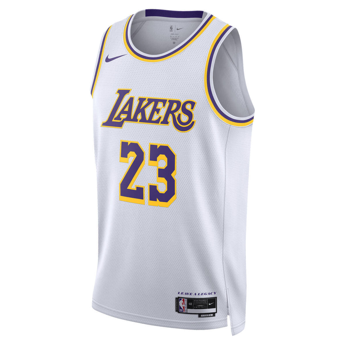 Los Angeles Lakers Nike Association Swingman Jersey - LeBron James - Unisex