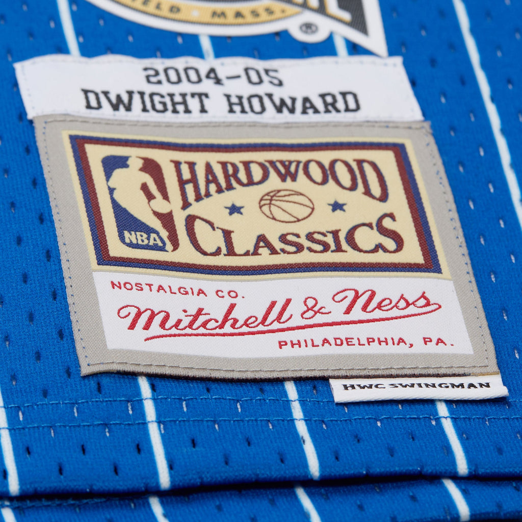 Orlando Magic Dwight Howard 2004/05 Hardwood Classics Hall of Fame Swingman Jersey - Blue - Men's