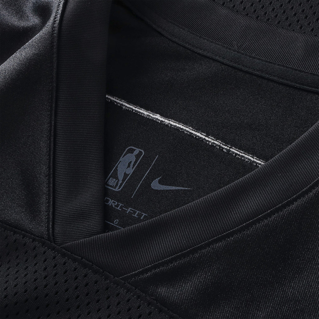 Boston Celtics Nike Courtside Football Jersey - Black - Men's