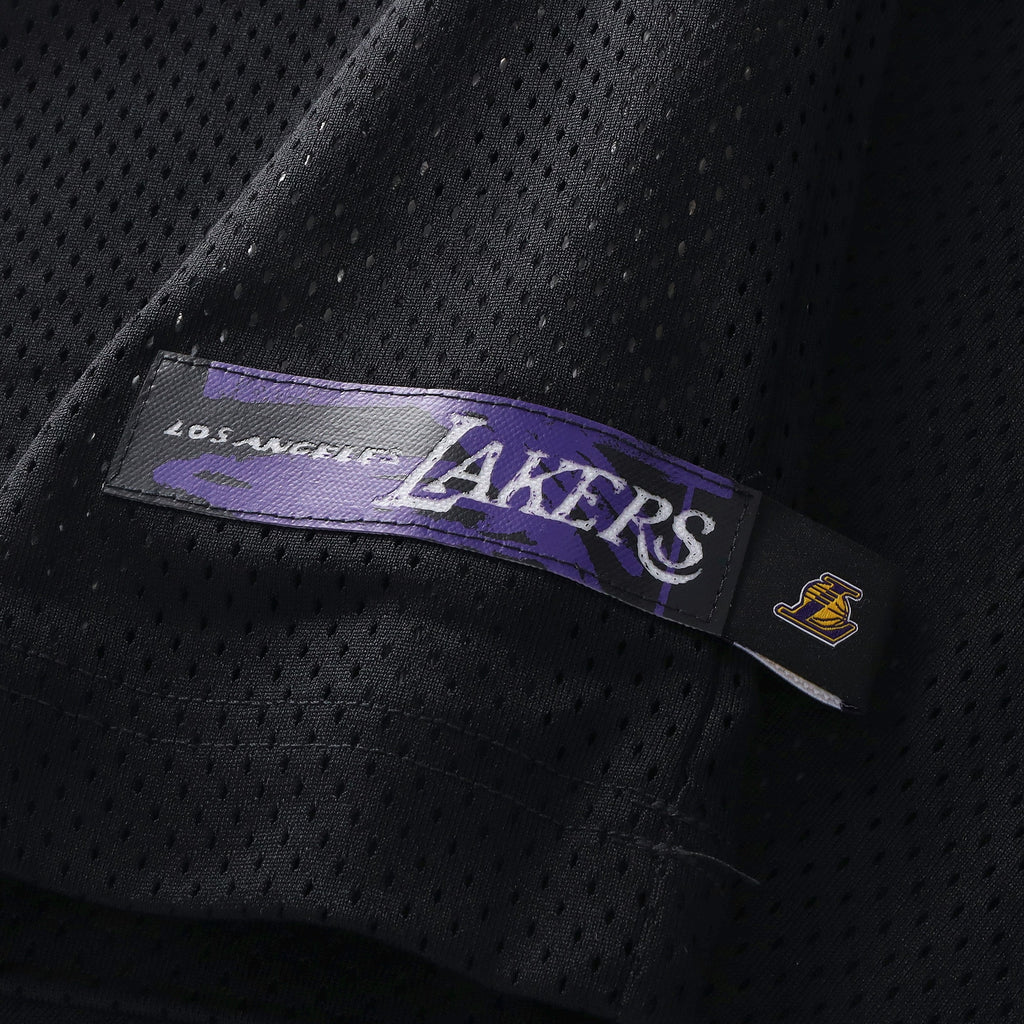 Los Angeles Lakers Nike Courtside Football Jersey - Black - Men's