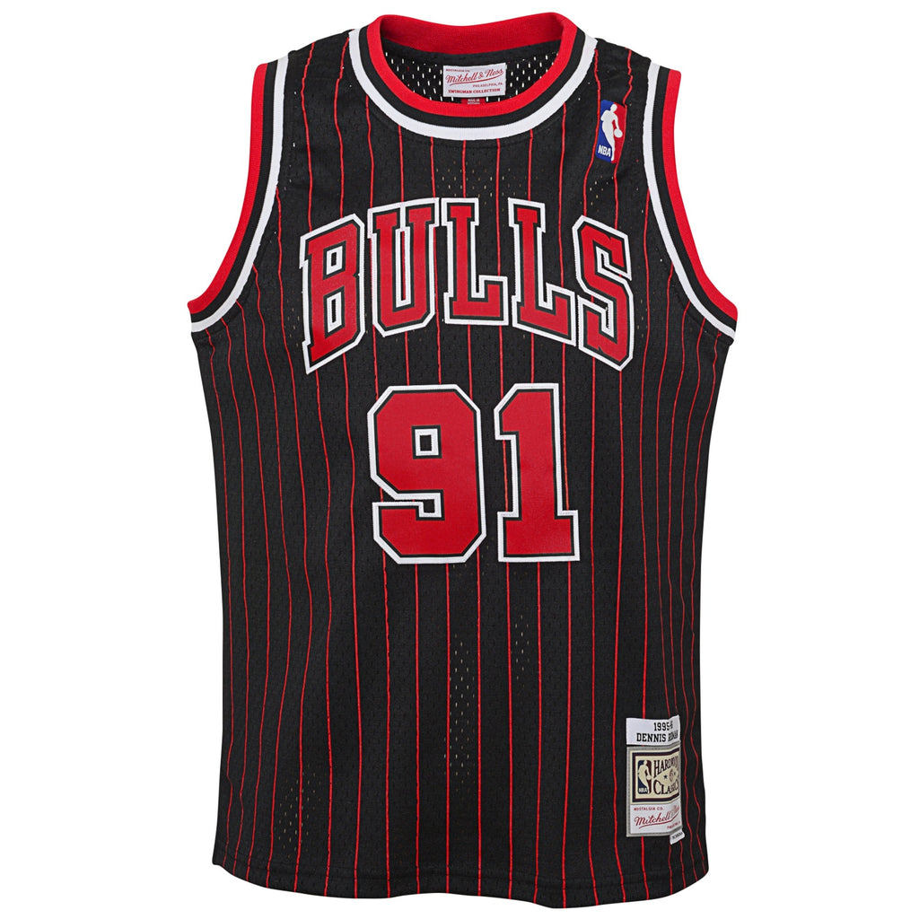 Chicago Bulls Mitchell & Ness Hardwood Classic Alternate Jersey - Youth
