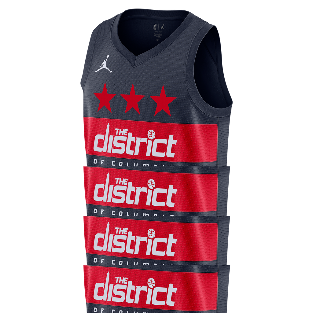 Washington Wizards Jordan Brand Statement Edition Swingman Jersey - Navy - Trae Young - Men's