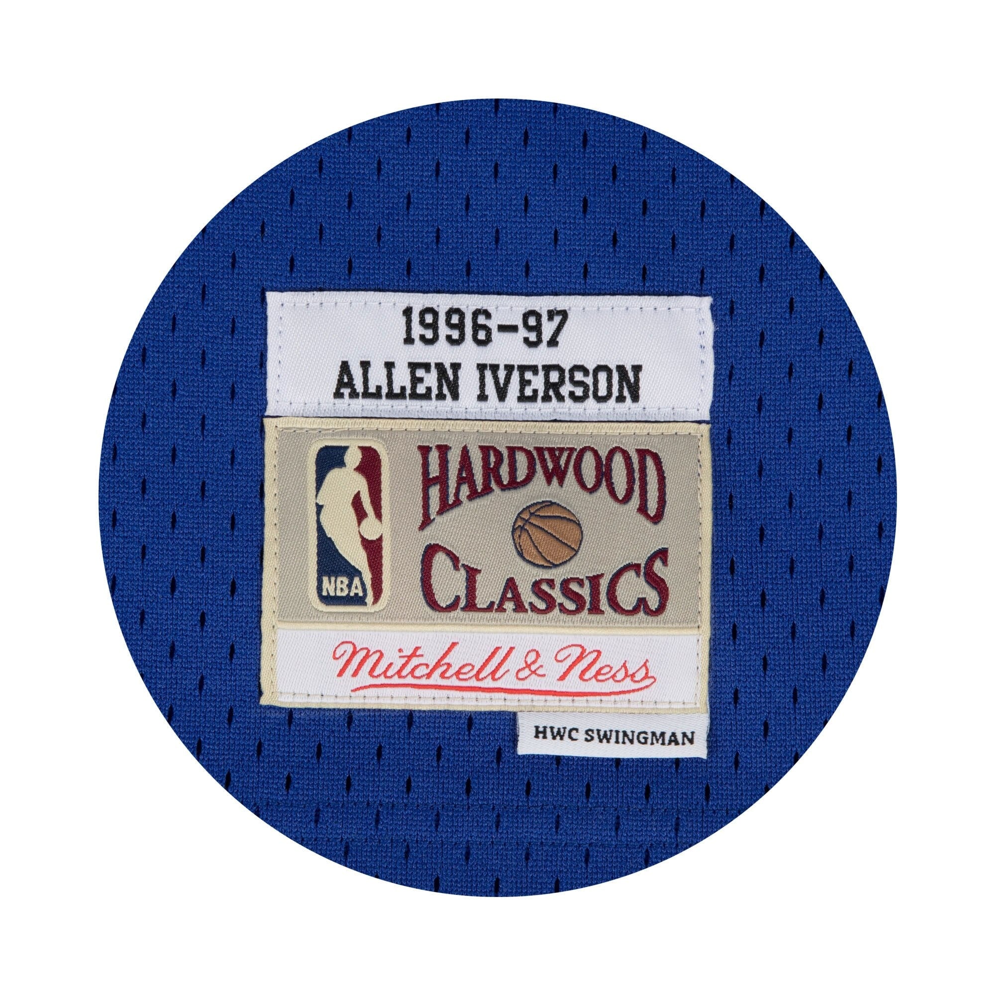 Philadelphia 76ers Mitchell & Ness Allen Iverson 1997 Hardwood Classics Alternate Swingman Jersey - Blue - Men's