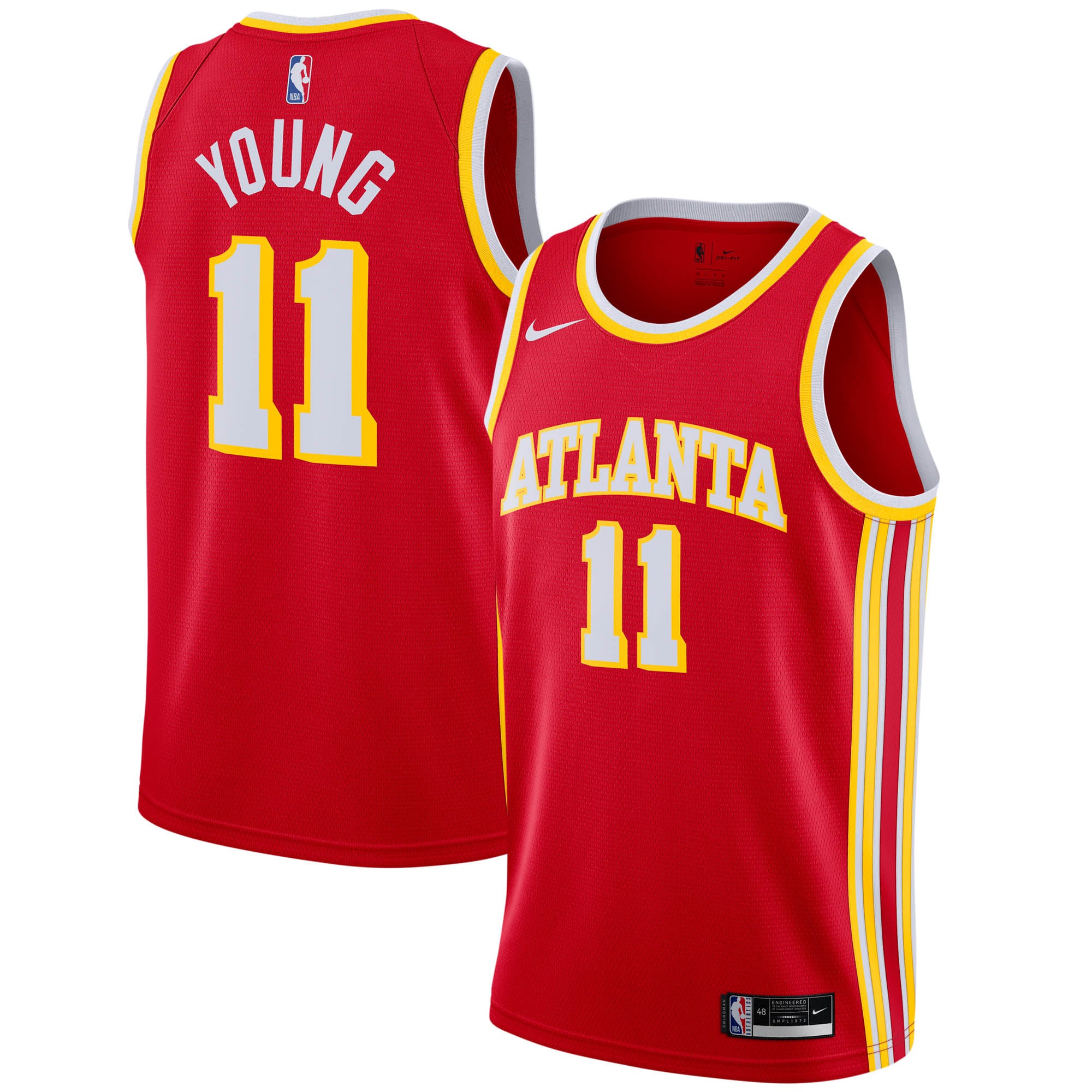 Atlanta Hawks Nike Icon Swingman Jersey - Trae Young - Men's
