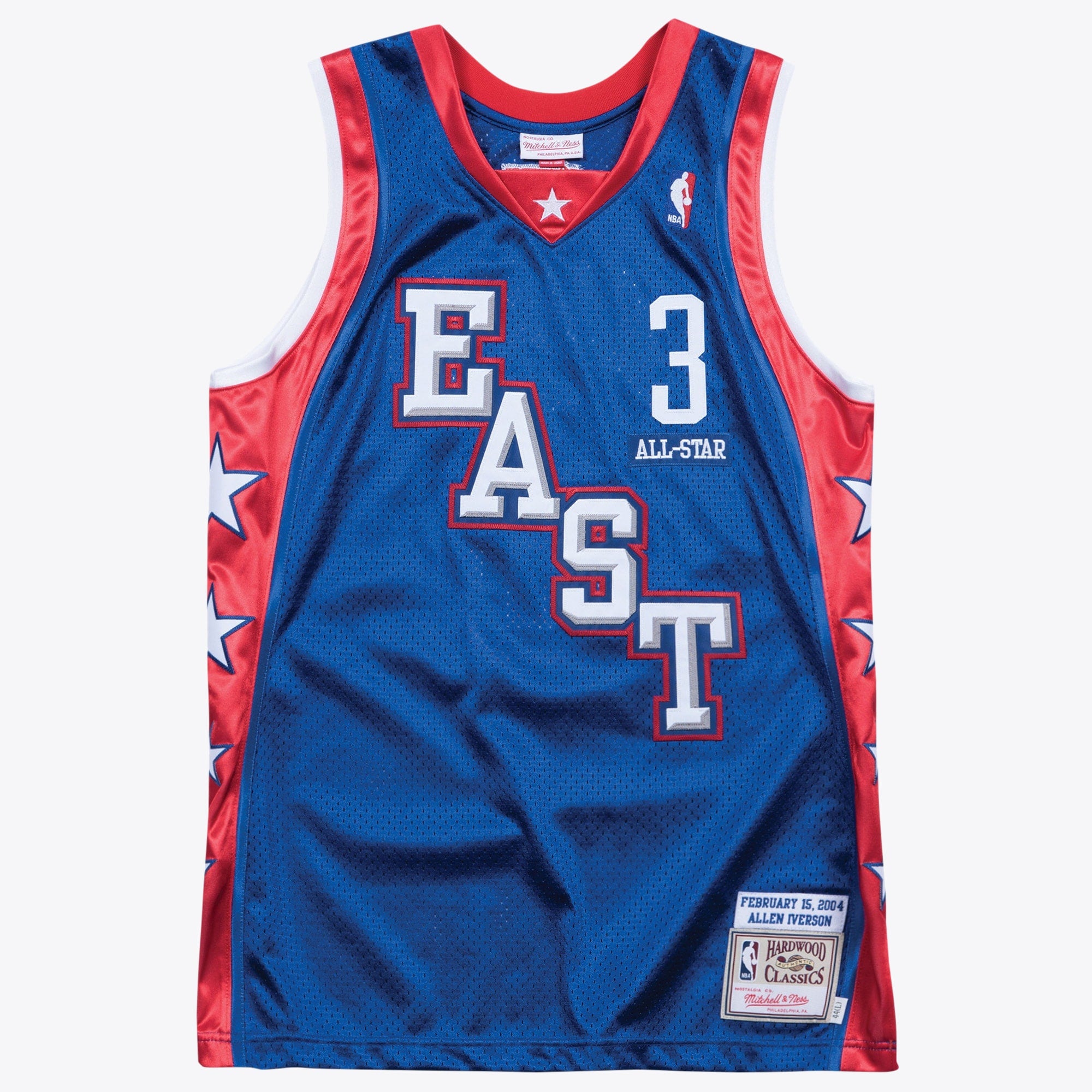 Mitchell & Ness NBA Allen Iverson 2004 All-Star Authentic Jersey - Royal - Men's