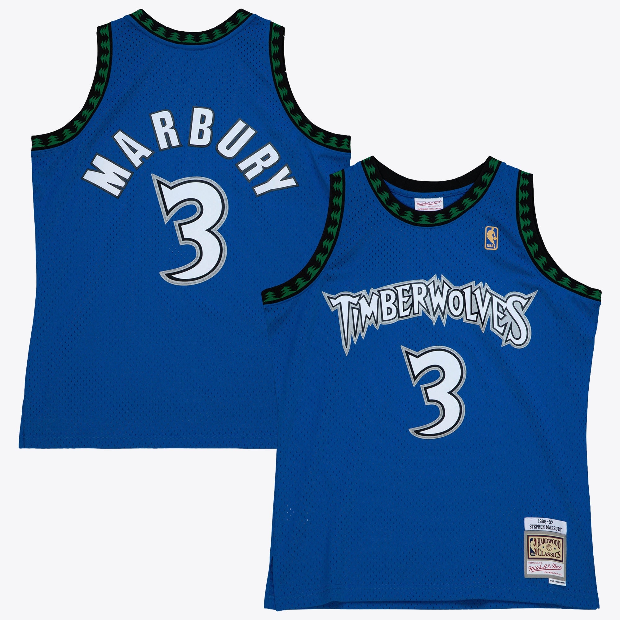 Minnesota Timberwolves Stephon Marbury Mitchell & Ness Alternate Swingman Jersey - Men's