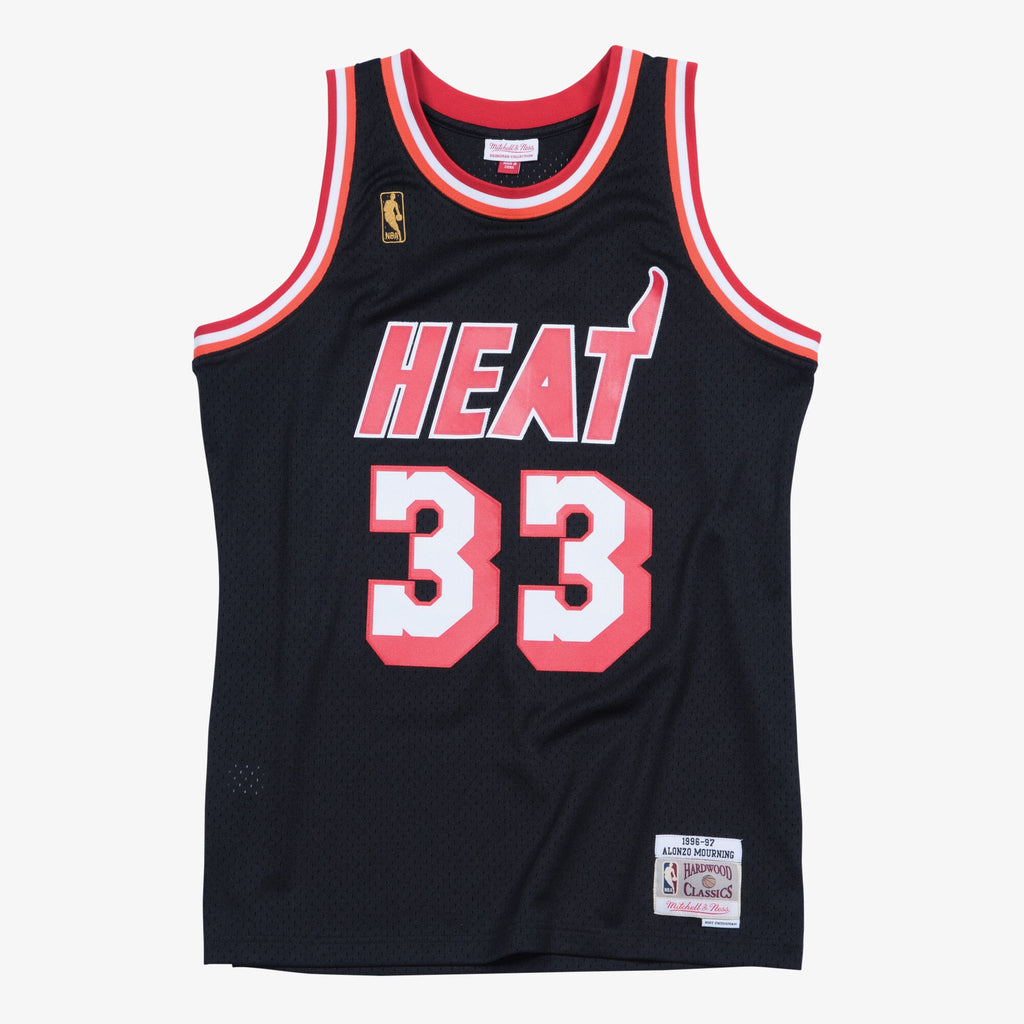 Miami Heat Mitchell & Ness Alonzo Mourning Hardwood Classics Swingman Jersey - Black - Men's