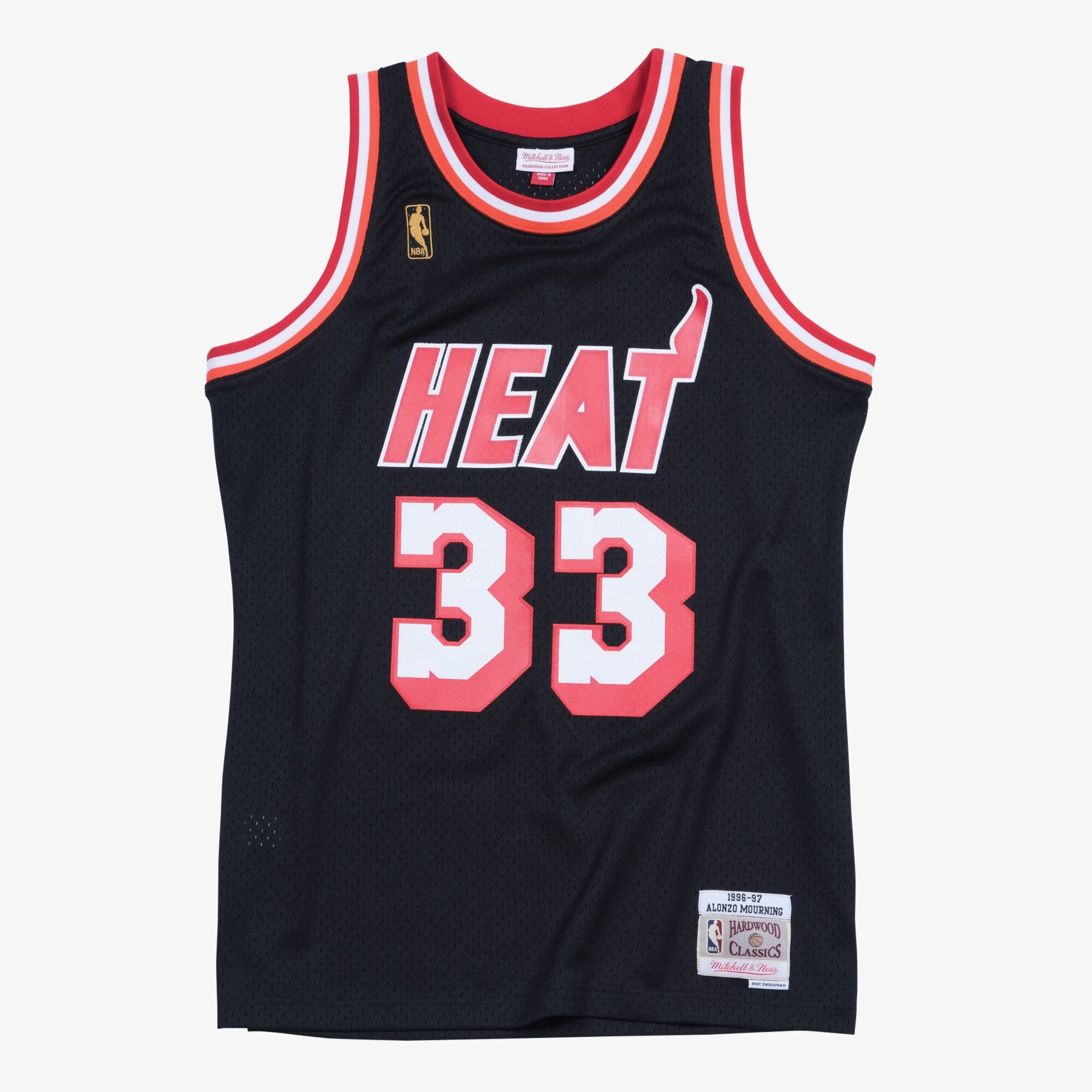 Miami Heat Mitchell & Ness Alonzo Mourning Hardwood Classics Swingman Jersey - Black - Men's