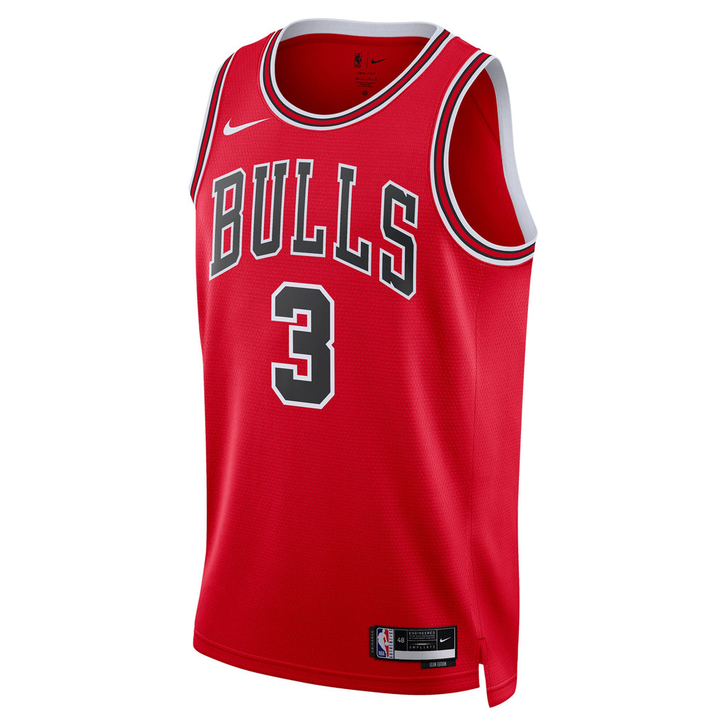 Chicago Bulls Nike Icon Edition Swingman Jersey - Red - Josh Giddey - Unisex