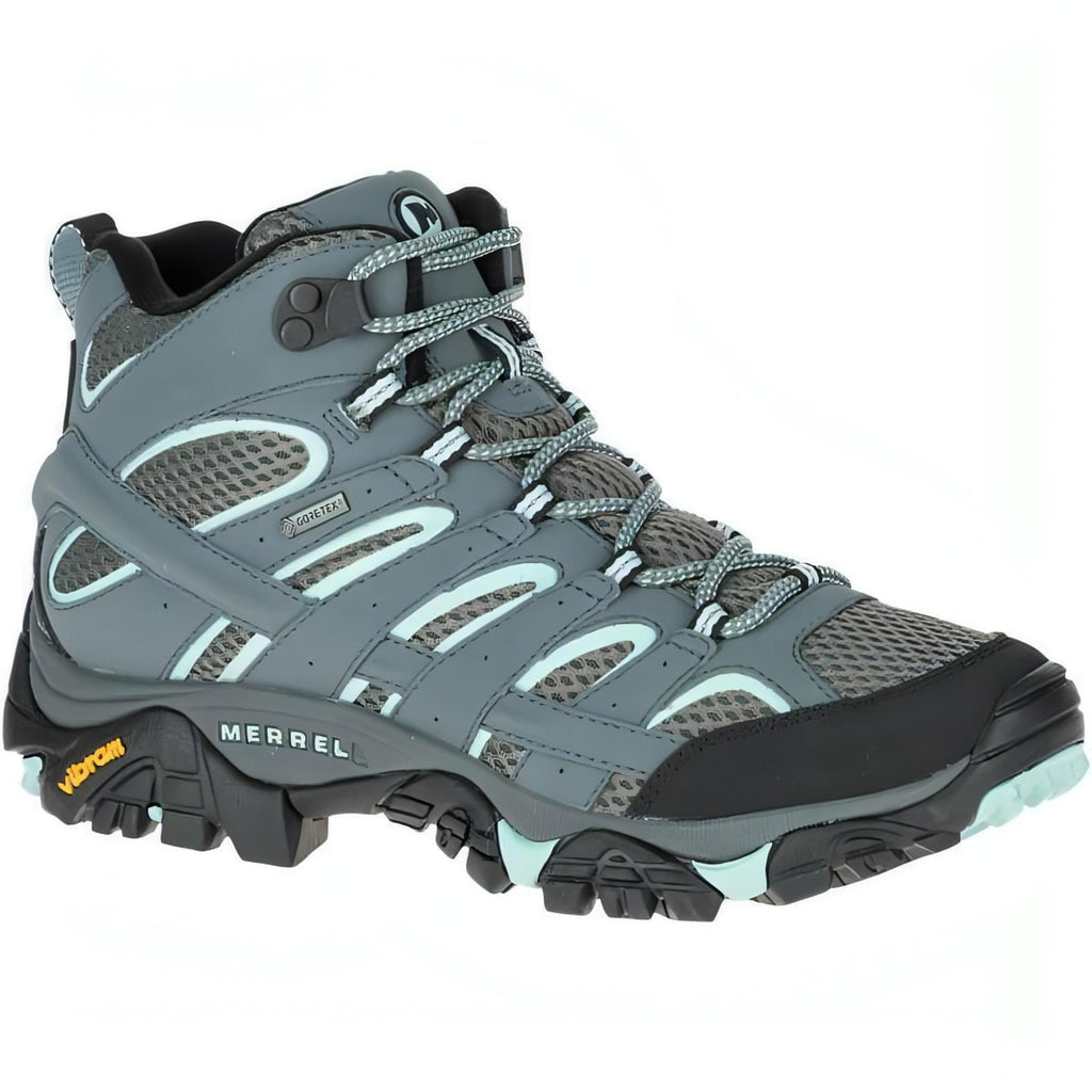 Merrell Moab 2 Mid GORE-TEX Women's Walking Boots - Blue | Outdoor Performance