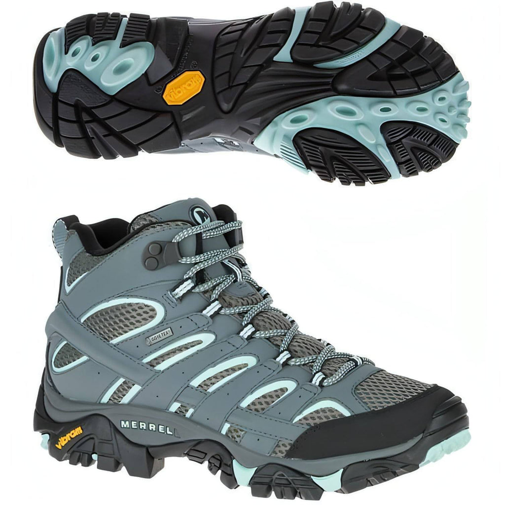 Merrell Moab 2 Mid GORE-TEX Women's Walking Boots - Blue | Outdoor Performance
