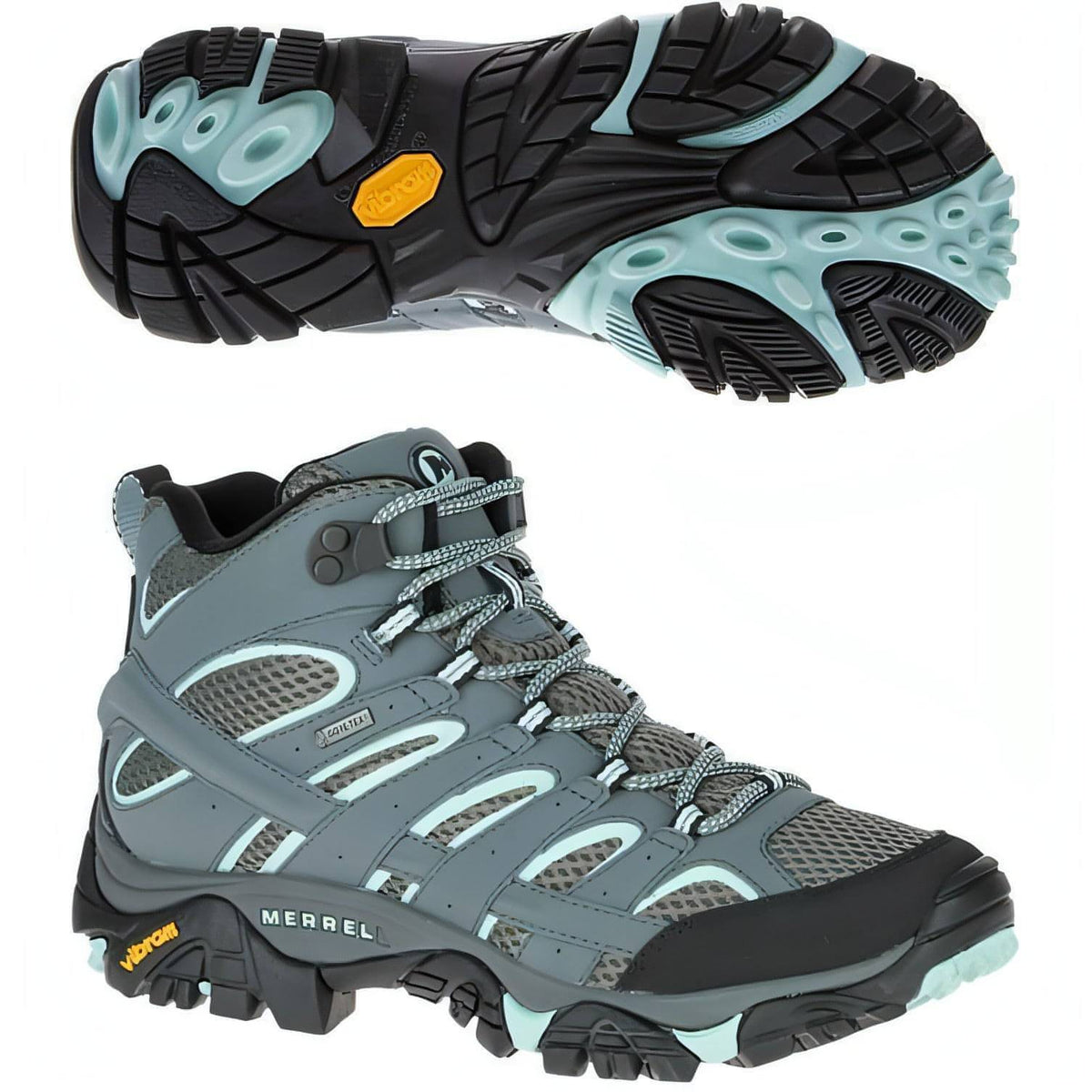 Merrell Moab 2 Mid GORE-TEX Women's Walking Boots - Blue | Outdoor Performance